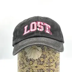 【新品】刺繍 ベースボール キャップ LOST y2k ストリート アメカジ