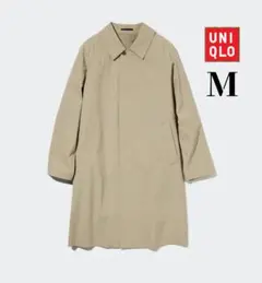 UNIQLO ユニクロ 2WAY ステンカラー コート M ベージュ