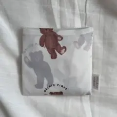 【新品未使用】ジェラートピケ　エコバッグ　くま