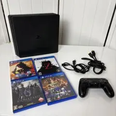 PlayStation 4 CUH-2100B コントローラー　ソフト4本