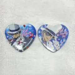 名探偵コナン コナンプラザ 怪盗キッド ハート缶バッジ セット