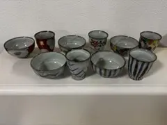 まるほん陶器 染錦絵変り 飯碗・湯呑 5客セット 木箱入り 美濃焼 和食器のサムネイル