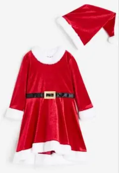 早い者勝ち！新品タグ付き☆H&M♥サンタコスチューム 2点セット 135/140