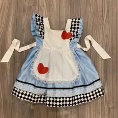 不思議の国のアリス　子供用　キッズ　コスプレ 2-3y ハロウィン
