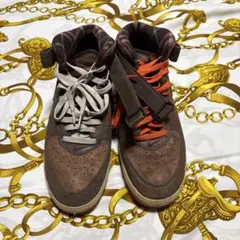 Nike Air Force 1 スニーカー ブラウン/オレンジ 30cm