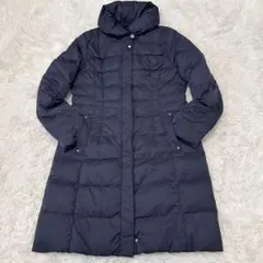 any SiS エニィスィス ロングダウンコート ネイビー L ダウン90%のサムネイル