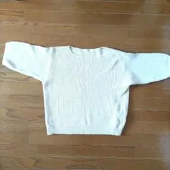 【UNIQLO】ユニクロ 七分袖ニット レディース