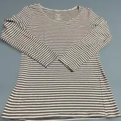千趣会Hotcott レディース M ストライプ 長袖Tシャツ(美品)