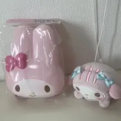 マイメロ　セット　ランチボックス　ぬいぐるみ型キーホルダー