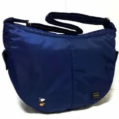 【未使用】PORTER ボディバッグ スヌーピー×ジョー ポーター タンカー 黒 レア JOE PORTER ジョーポーター スヌーピーコラボ 黒 ショルダー