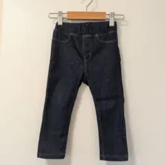 ​【無印良品】キッズ デニムパンツ / ストレッチパンツ 90cm インディゴ