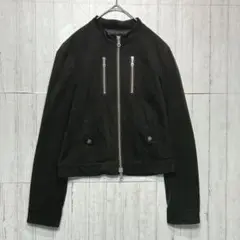 クミキョク　長袖フルジップジャケット　ブラウン【M】　レディース