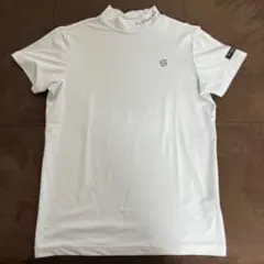 ⭐️St.ANDREWS 新品 ホワイトシャツ⭐️ ✨美品✨⭐St ANDREWS⭐定番モックネック 半袖シャツ ホワイト L