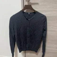 UNIQLO ダークグレー カーディガン M