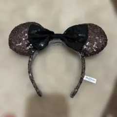 ディズニー ミッキー耳カチューシャ ブラウン