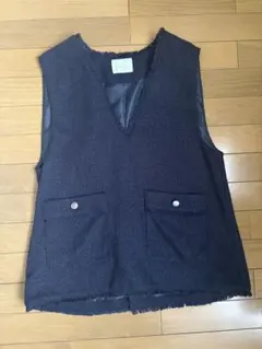 定価11000円　DISCOAT ツィード深Vベスト