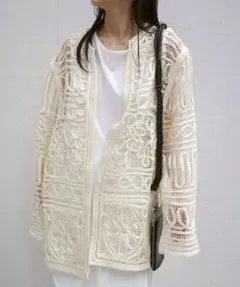 AMERI MEDITAPEEMBROIDERY MESH JACKET 新品 - メルカリ
