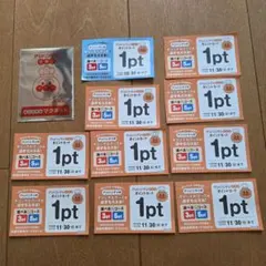 すかいらーく アンパンマンクラブ ポイントカード10枚+オリジナルマグネット1枚