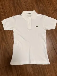 LACOSTE ラコステ フランス製 復刻 ホワイト ポロシャツ サイズ2 