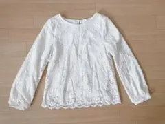 Honeys 総レーストップス ホワイト Sサイズ