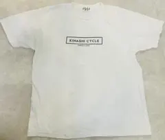 KINASHI CYCLE 木梨サイクル Tシャツ Lサイズ　ボックスロゴ 白のサムネイル