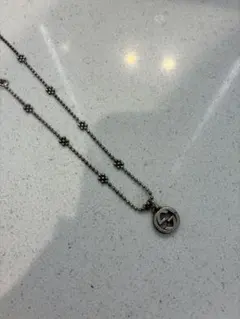 超美品】GUCCI ヘキサゴンロゴプレート ネックレス 男女兼用 SV925