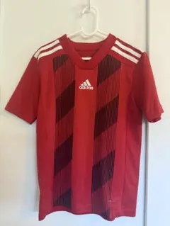 adidas Climalite 赤 サッカー シャツ 130cm