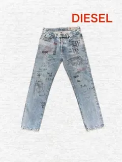 DIESEL グラフィティ デニムパンツ ライトブルーのサムネイル