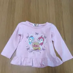 アンパンマン長袖トップス　ピンク