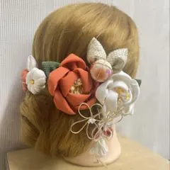 つまみ細工髪飾り　成人式和装☆531