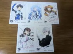 EVA STORE オリジナルポストカード5枚 20th ANNIVERSARY