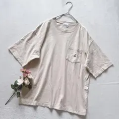 コーエン coen コットン 半袖 Tシャツ ポケット付き ワンポイント S