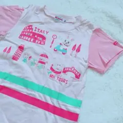 ま*ん様 ミキハウス　Tシャツ　100