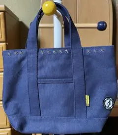 星スタッズ付き キャンバストートバッグ　小mens ・ladies