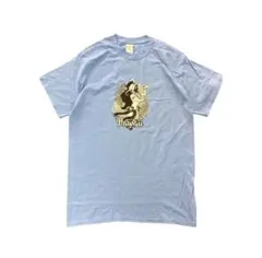 7SM4【GILDAN】夏威夷印花T恤 藍色 M 美式休閒 古著