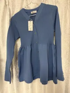 ペプラムVネックカーディガン