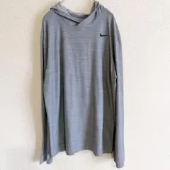 美品 NIKE ナイキ パーカー プルオーバー グレー 【M】トレーニングウェア