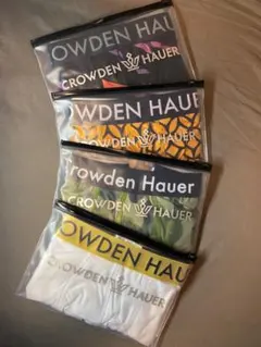 【ボクサーパンツ4枚セット】お洒落 Crowden Hauer LLサイズ