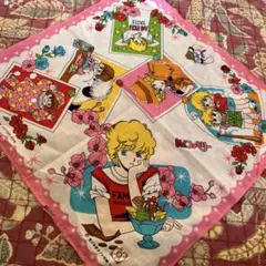 レトロ　ohファミリー　ハンカチ