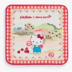 CathKidston×HelloKitty スカラップタオルハンカチ Pink - メルカリ