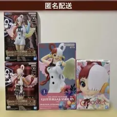 【匿名配送】ワンピース　ウタちゃんフィギュアセット