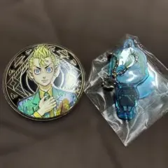 キャラクター 缶バッジ＆アクリルキーホルダーセット