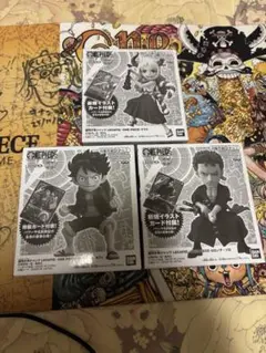 ワンピース LECAFIG ルフィ ゾロ フィギュア 特製カード付 - メルカリ