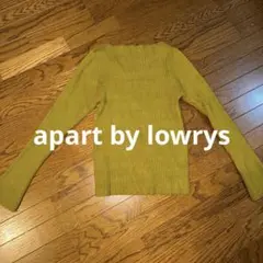 apart by lowrys オリーブグリーン リブニットセーター Fのサムネイル