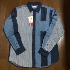 【新品】 Hush Puppies ハッシュパピー デニムシャツ 長袖 メンズ