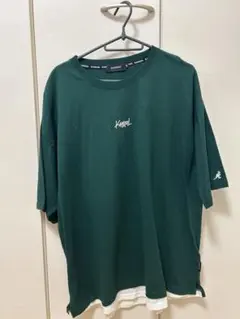 KANGOL XL Tシャツ ダークグリーン