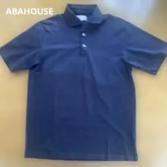 ABAHOUSE アバハウス メンズ ポロシャツ ネイビー サイズ46のサムネイル