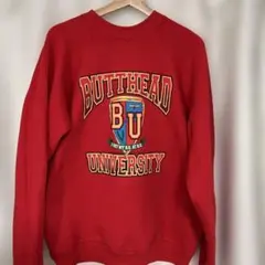 90s US製　B. UNIVERSITY　カレッジ スウェット　ヘビ