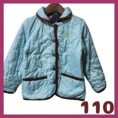 キッズ　110サイズ　アウター　ジャンパー　リバーシブル　女の子　ブルー