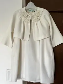 入学式•発表会に✨hakka kids フォーマルドレス 120サイズ ホワイト